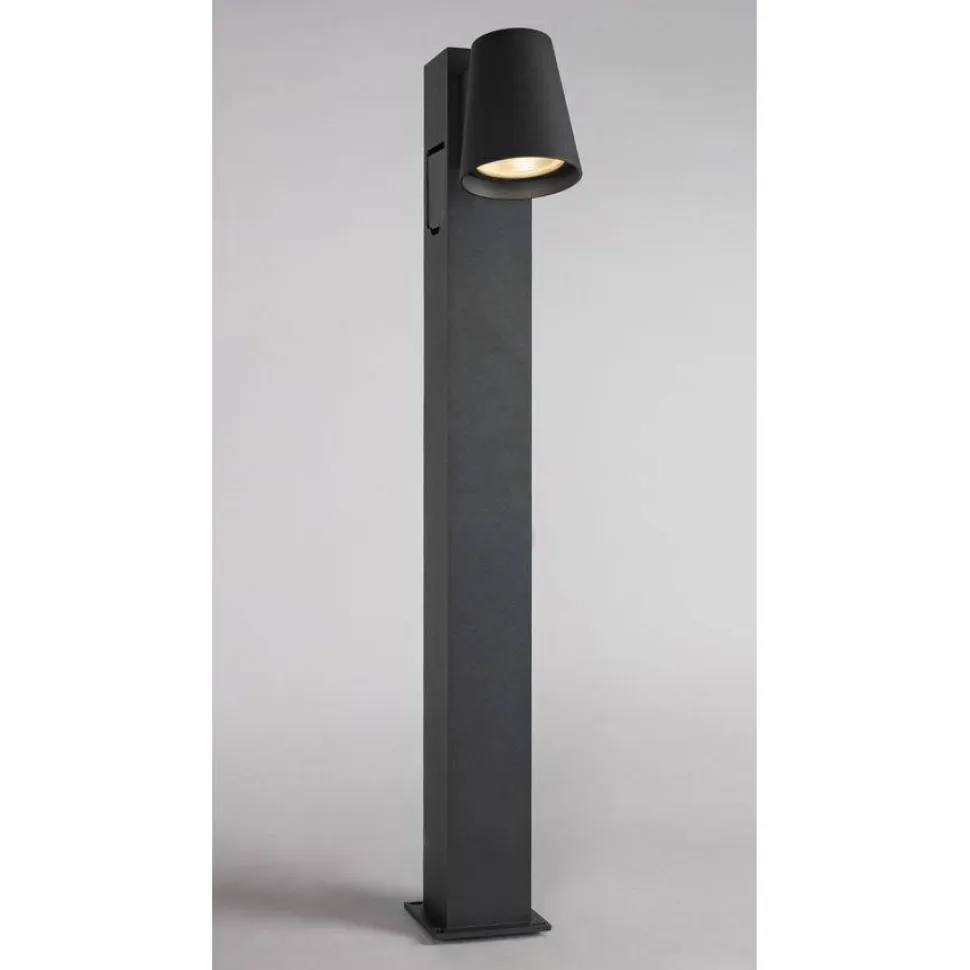LED-pollarivalaisin Hide-a-lite Cone Pillar Socket 3000K antrasiitti