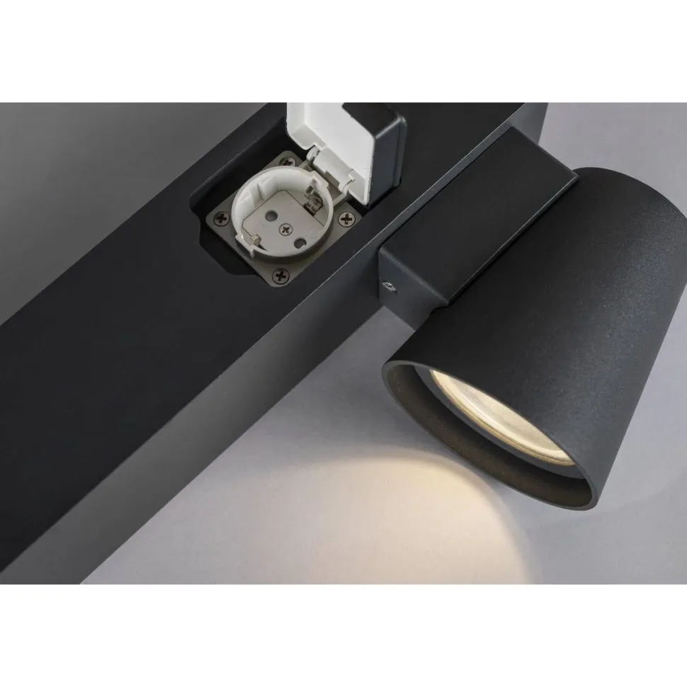 LED-pollarivalaisin Hide-a-lite Cone Pillar Socket 3000K antrasiitti