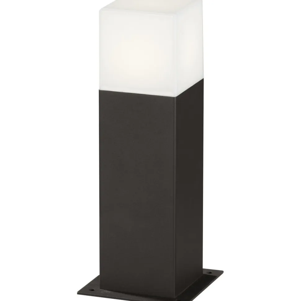 LED-pollarivalaisin Hudson 85x85x300 mm matala antrasiitti