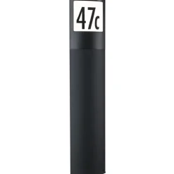 LED-pollarivalaisin liike- ja hämärätunnistimella Paulmann Padea, Smart Home Zigbee 3.0, IP44, antrasiitti