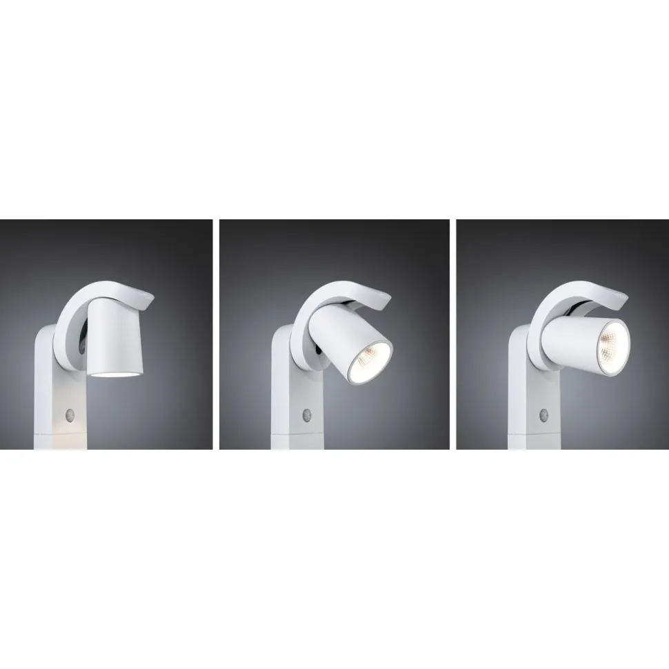 LED-pollarivalaisin liiketunnistimella Paulmann Cuff, 78.2cm, IP44, 3000K, korroosionkestävä, antrasiitti