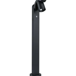 LED-pollarivalaisin liiketunnistimella Paulmann Cuff, 78.2cm, IP44, 3000K, korroosionkestävä, antrasiitti