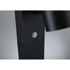 LED-pollarivalaisin liiketunnistimella Paulmann Cuff, 78.2cm, IP44, 3000K, korroosionkestävä, antrasiitti