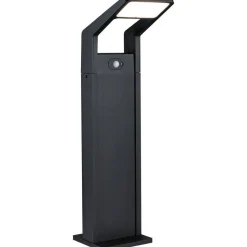 LED-pollarivalaisin liiketunnistimella Paulmann Juntea, 58.5cm, IP44, 3000K, antrasiitti