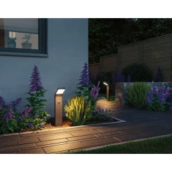 LED-pollarivalaisin liiketunnistimella Paulmann Kulma, 50cm, IP44, 3000K, korroosionkestävä, antrasiitti