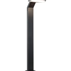 LED-pollarivalaisin liiketunnistimella Paulmann Zenera, 67cm, IP44, 2200-3000K, korroosionkestävä, antrasiitti