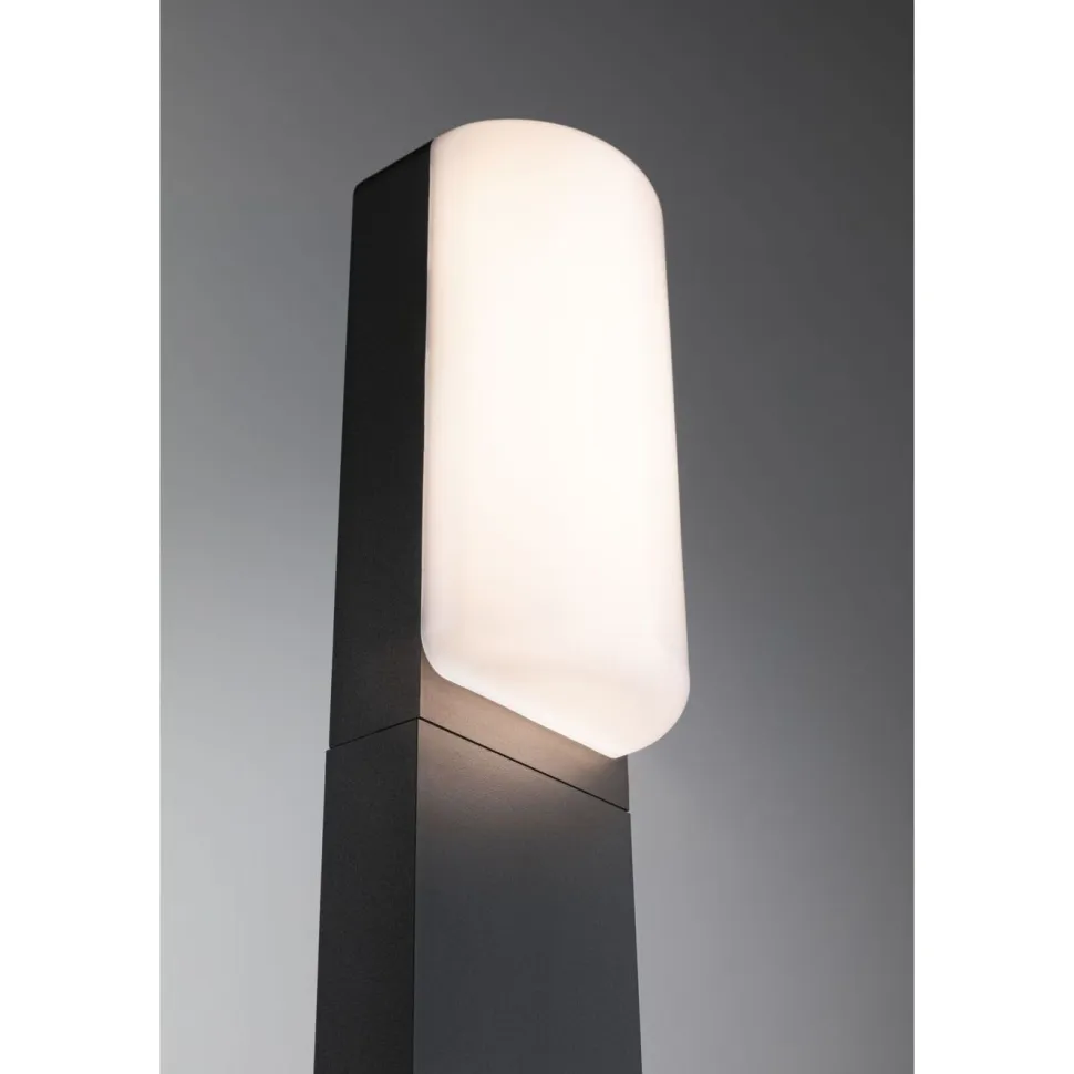 LED-pollarivalaisin Paulmann Bonnie, 60cm, IP44, 3000K, antrasiitti