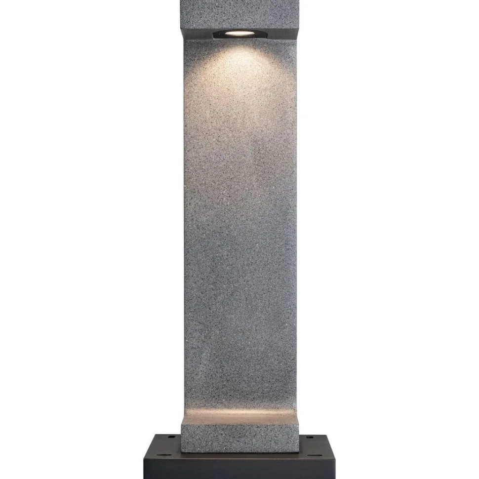 LED-pollarivalaisin Paulmann Concrea, IP65, 61.6cm, 3000K, betoni