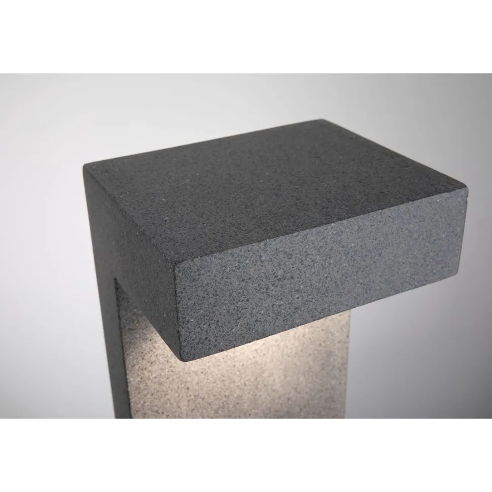 LED-pollarivalaisin Paulmann Concrea, IP65, 61.6cm, 3000K, betoni