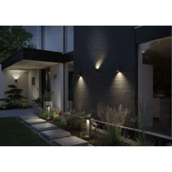 LED-pollarivalaisin Paulmann Concrea, IP65, 61.6cm, 3000K, betoni