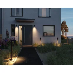 LED-pollarivalaisin Paulmann Kimu, IP44, 82.2cm, 3000K, antrasiitti