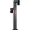 LED-pollarivalaisin Paulmann Kimu, 2-osainen, IP44, 82.2cm, 2200K, antrasiitti