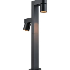 LED-pollarivalaisin Paulmann Kimu, 2-osainen, IP44, 82.2cm, 2200K, antrasiitti