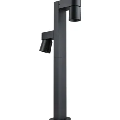 LED-pollarivalaisin Paulmann Kimu, 2-osainen, IP44, 82.2cm, 3000K, antrasiitti