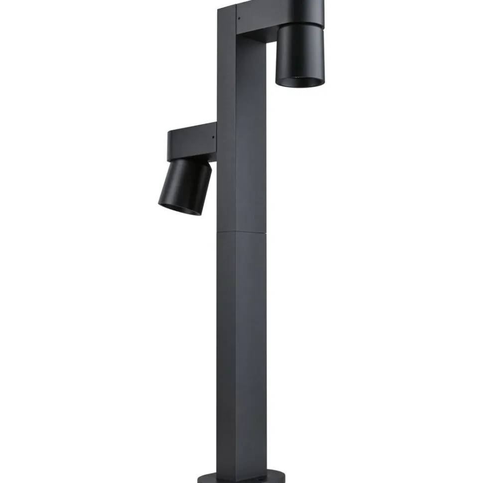 LED-pollarivalaisin Paulmann Kimu, 2-osainen, IP44, 82.2cm, 3000K, antrasiitti