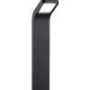 LED-pollarivalaisin Paulmann Kulma, 50cm, IP44, 3000K, korroosionkestävä, antrasiitti