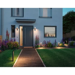 LED-pollarivalaisin Paulmann Kulma, 50cm, IP44, 3000K, korroosionkestävä, antrasiitti