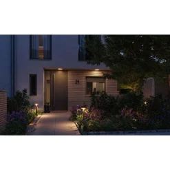 LED-pollarivalaisin Paulmann Plate, Smart Home Zigbee 3.0, IP44, 60cm, säädettävä värilämpötila, antrasiitti