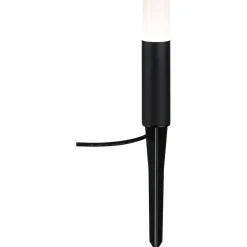 LED-pollarivalaisin Paulmann Plug & Shine Flarea, IP65, 20cm, 3000K, musta