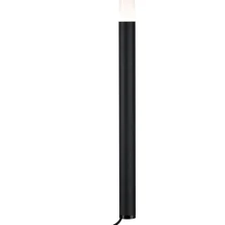LED-pollarivalaisin Paulmann Plug & Shine Flarea, IP65, 20cm, 3000K, musta