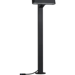LED-pollarivalaisin Paulmann Plug & Shine Ito, IP65, 3000K, vaakasuuntainen säätö, antrasiitti