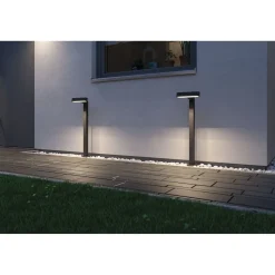 LED-pollarivalaisin Paulmann Plug & Shine Ito, IP65, 3000K, vaakasuuntainen säätö, antrasiitti