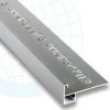 LED-porraslista Euroshrink 305A, alumiini, 12mm x 2.5m, mattahopea