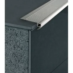LED-porraslista Euroshrink 310A, alumiini, 45mm x 2.5m, mattahopea