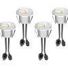 LED-porrasvalosarja Llitt Allan Steplight 4-osainen alumiini