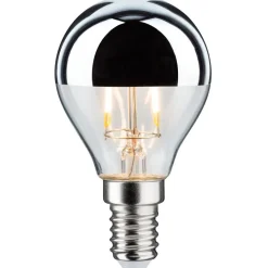LED-pääpeililamppu Paulmann Modern Classic Edition Drop, E14, 220lm, 2.6W, 2700K, hopea