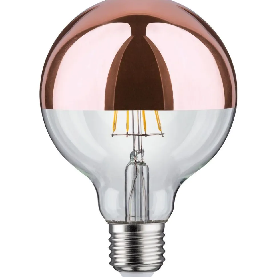 LED-pääpeililamppu Paulmann Modern Classic Edition Globe, E27, G95, 600lm, 6.5W, 2700K, kupari