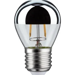 LED-pääpeililamppu Paulmann Modern Classic Edition Drop, E27, 220lm, 2.6W, 2700K, hopea