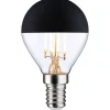 LED-pääpeililamppu Paulmann Modern Classic Edition Drop, 230V, E14, 470lm, 4.5W, 2700K, himmennettävä, mattamusta
