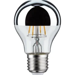 LED-pääpeililamppu Paulmann Modern Classic Edition Pear, E27, 580lm, 4.8W, 2700K, hopea