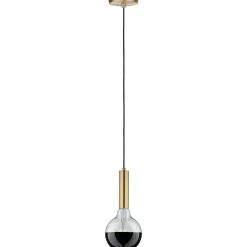 LED-pääpeililamppu Paulmann Modern Classic Edition Globe, E27, G125, 600lm, 6.5W, 2700K, himmennettävä, musta kromi