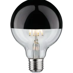 LED-pääpeililamppu Paulmann Modern Classic Edition Globe, E27, G95, 600lm, 6.5W, 2700K, himmennettävä, musta kromi