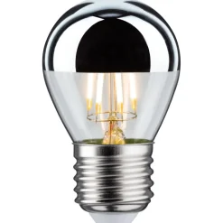 LED-pääpeililamppu Paulmann Modern Classic Edition Drop, E27, 360lm, 4.8W, 2700K, himmennettävä, hopea
