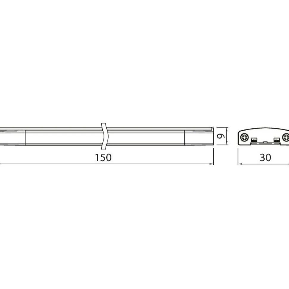 LED-profiili Airam Linear 150 IP21 2.5W/830 3000 K