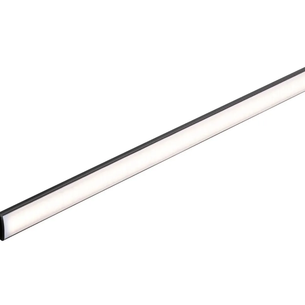 LED-profiili diffuusorilla Paulmann Base White, 1m, musta/valkoinen