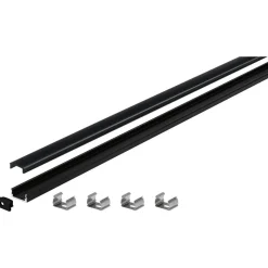 LED-profiili diffuusorilla Paulmann Base, 1m, musta
