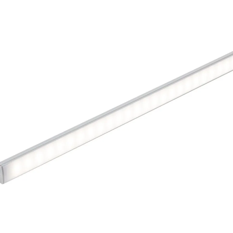 LED-profiili diffuusorilla Paulmann Base, 1m, anodisoitu alumiini