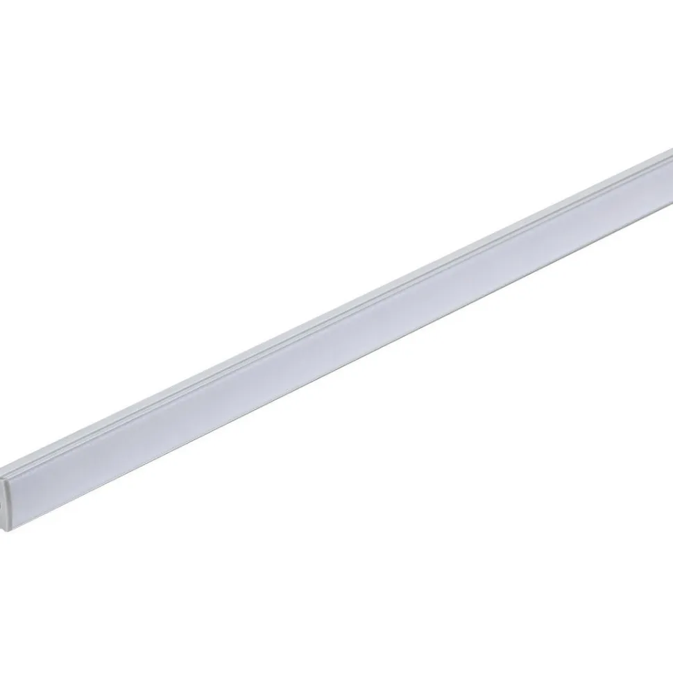 LED-profiili diffuusorilla Paulmann Base, 1m, anodisoitu alumiini