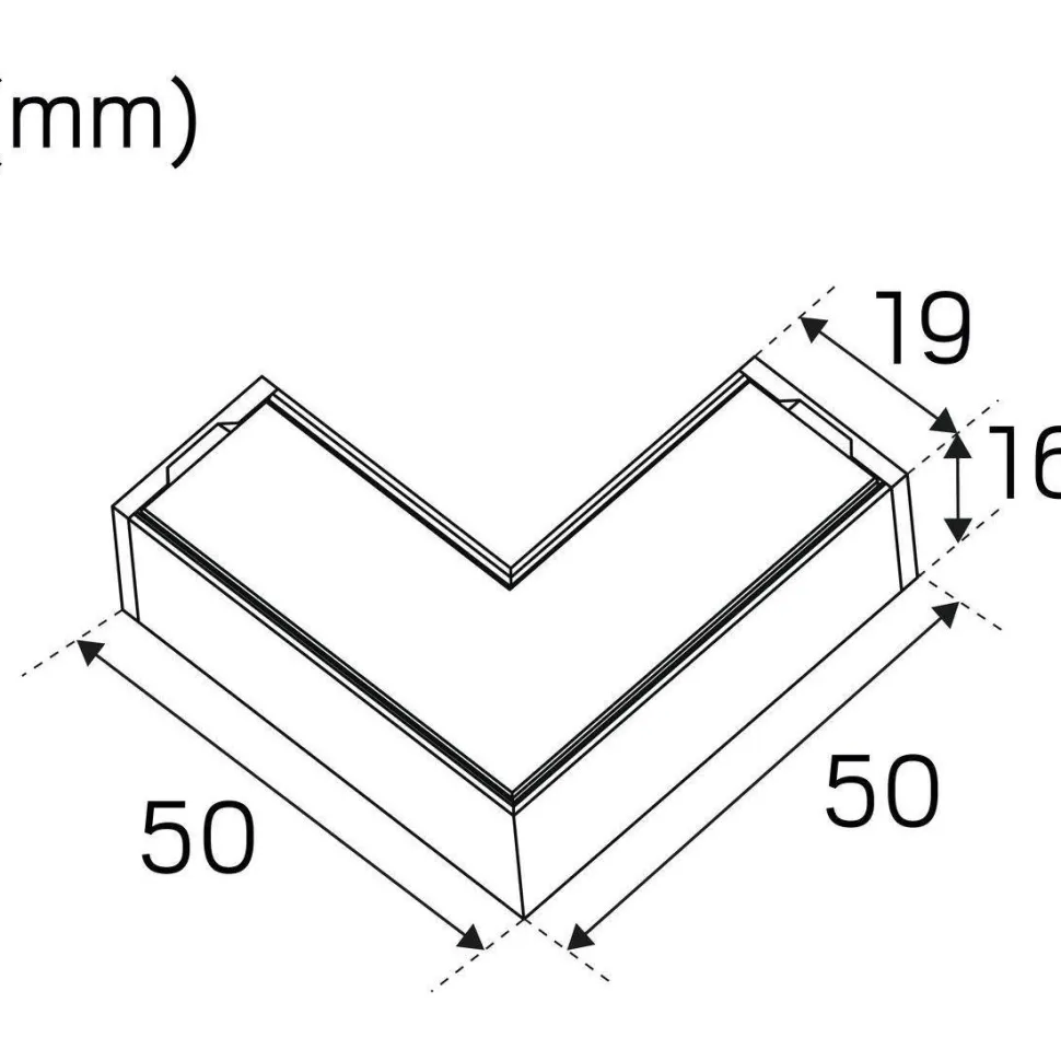 LED-profiili Hide-a-lite LED Extend G2 Corner säädettävä valkoinen