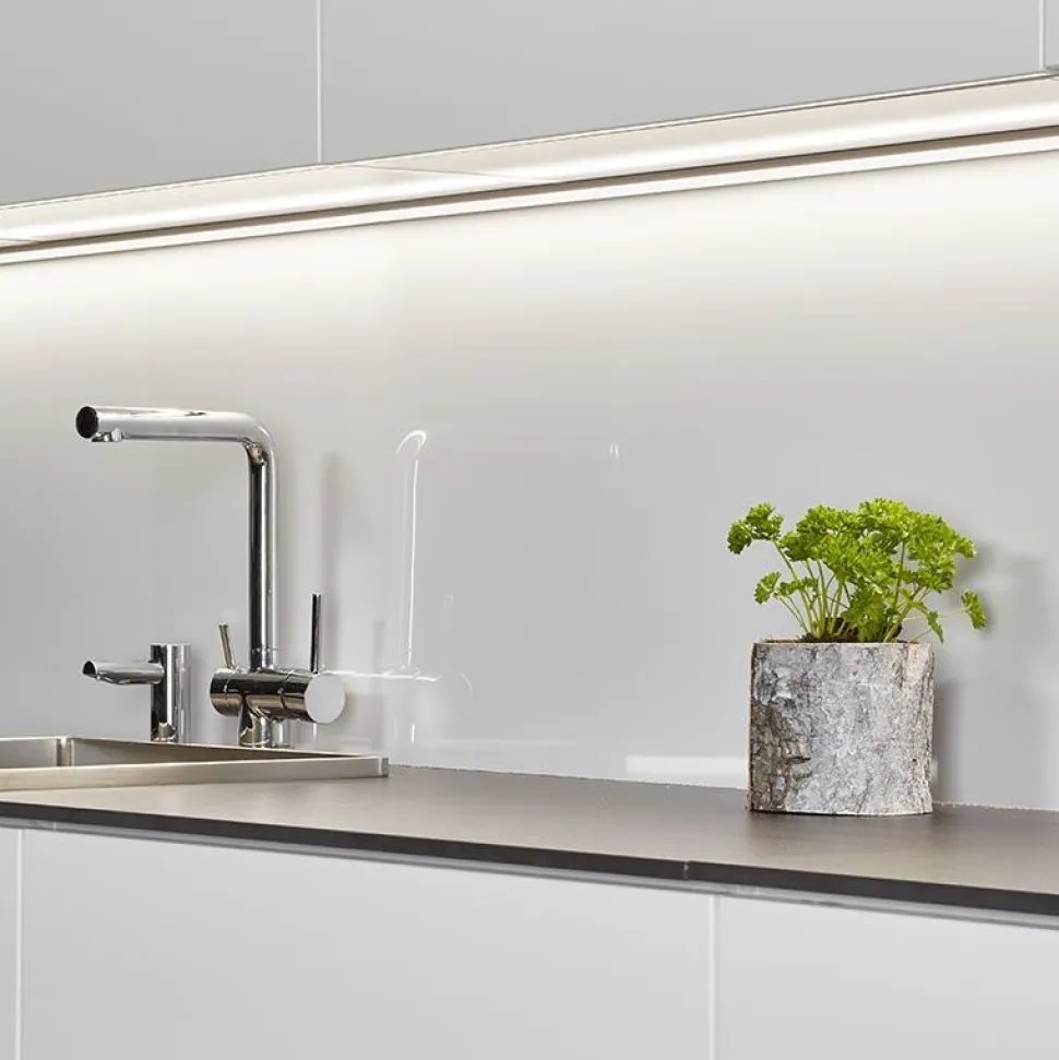 LED-profiili ja LED-nauha Limente Corner 20 COM 3000K, IP44, 2m, alumiini