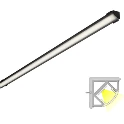 LED-profiili ja LED-nauha Limente Corner 20 COM 3000K, IP44, 2m, alumiini