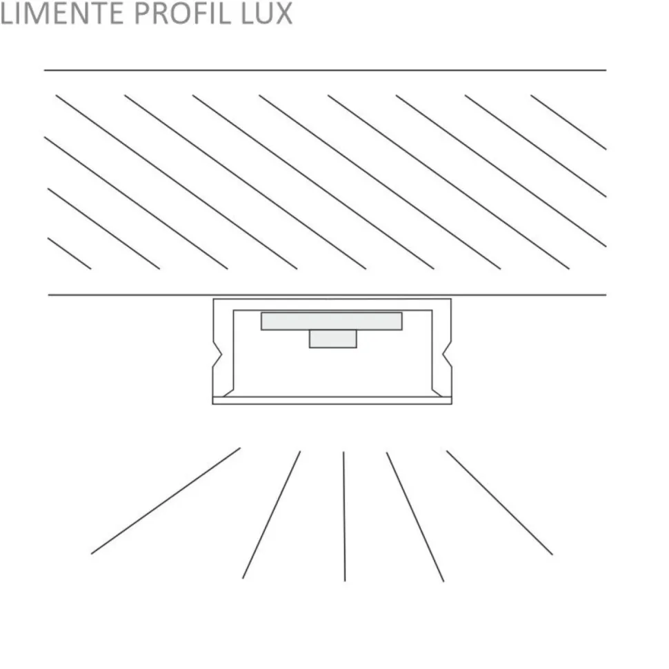 LED-profiili Limente 27, 24V 5W IP44, 17x270x9mm, alulook