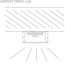 LED-profiili Limente 87, 24V 10W IP44, 17x870x9mm, alulook