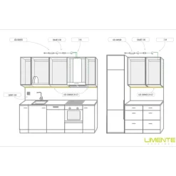 LED-profiili Limente LED-Corner 40 CCT 2700-6000K 4m 29W valkoinen