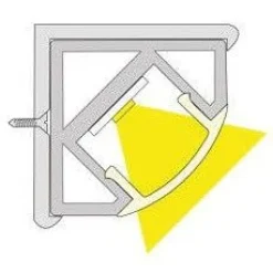 LED-profiili Limente LED-Corner 40 CCT 2700-6000K 4m 29W musta