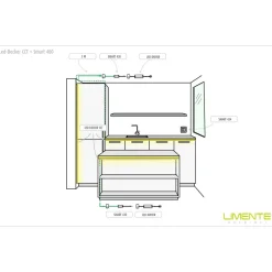 LED-profiili Limente LED-Decker 40 CCT 2700-6000K 4m 29W alumiini